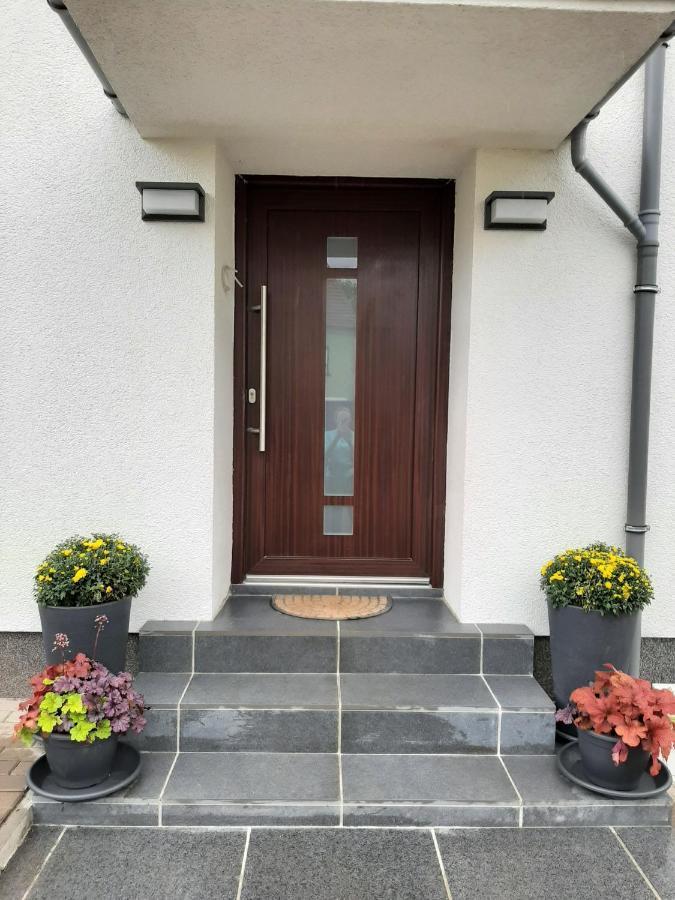 Design Apartment- 24H Self-Check-In - Bis 4 Pers - Parkplatz - Wifi - Balkon -Terrasse - In Direkter Weihernaehe - Radwege Schiffweiler ภายนอก รูปภาพ
